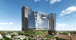 Renderings show what the site at 80 Willow Road might look like. Courtesy city of Menlo Park. Source: Palo Alto Online.