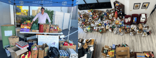 10,500 pounds of non-perishable food being donated