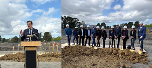BREAKING GROUND ON 316 NEW STUDENT HOUSING UNITS