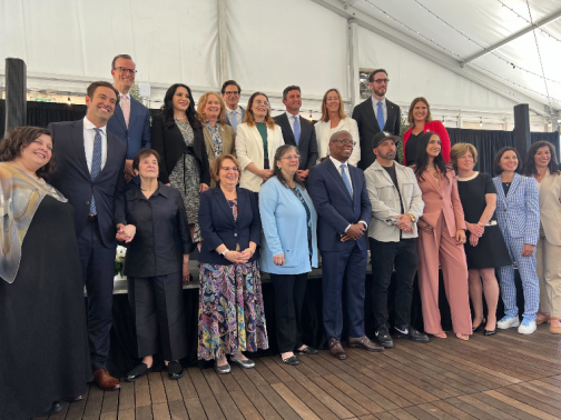 Senator Becker with members of the California Legislative Jewish Caucus and honorees of the first annual Jewish American Heritage Month.