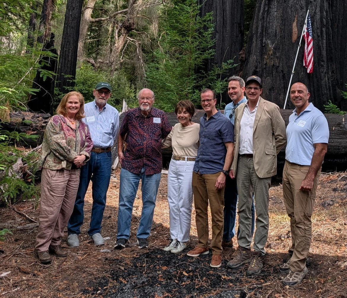: Assemblymember Gail Pellerin, Senator John Laird, ???, Congresswoman Anna Eshoo, Assemblymember Marc Berman, Supervisor Ray Mueller, Senator Josh Becker, and Congressman Jimmy Panetta. 