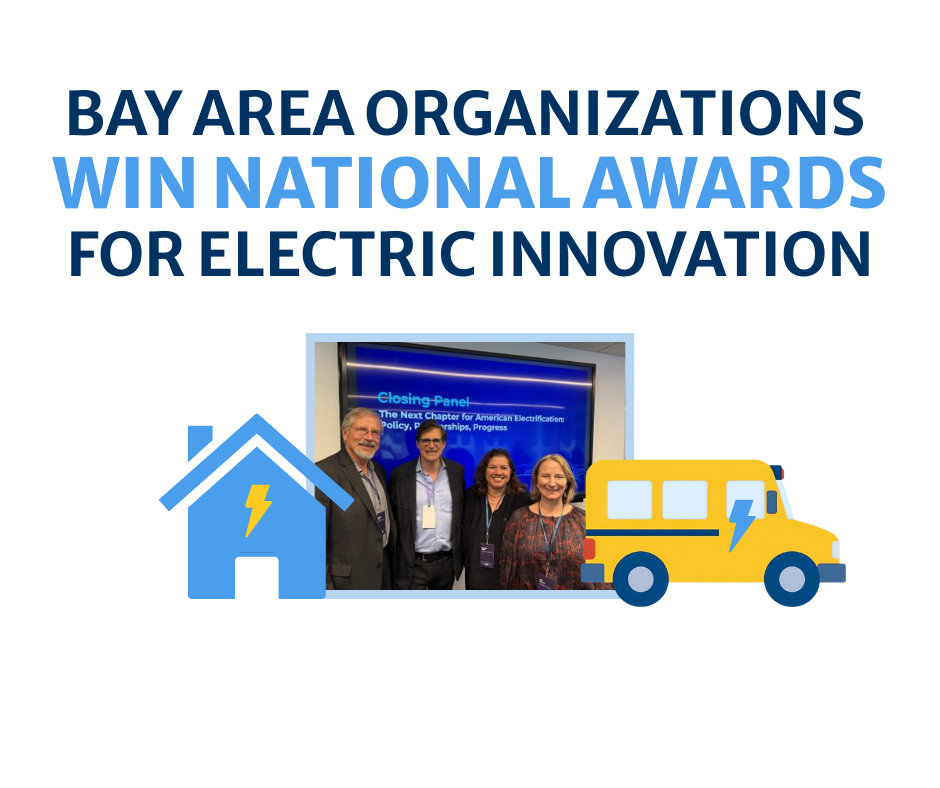 Bay Area Organizations Win National Awards for Electric Innovation