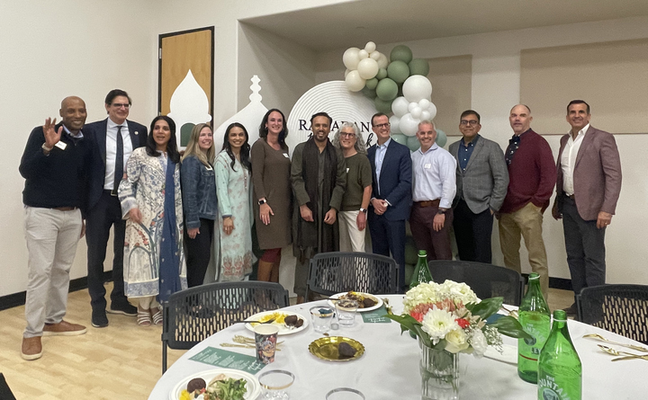 Pictured here: Senator Becker joining members of the Menlo Park and Atherton Muslim community to celebrate a Ramadan Iftar.