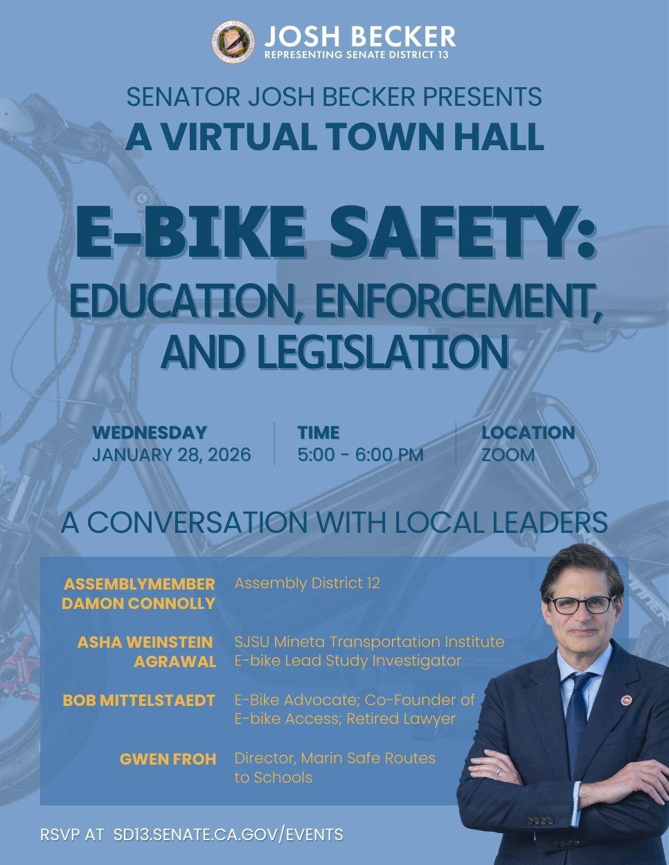 E-biek Safety Town Hall